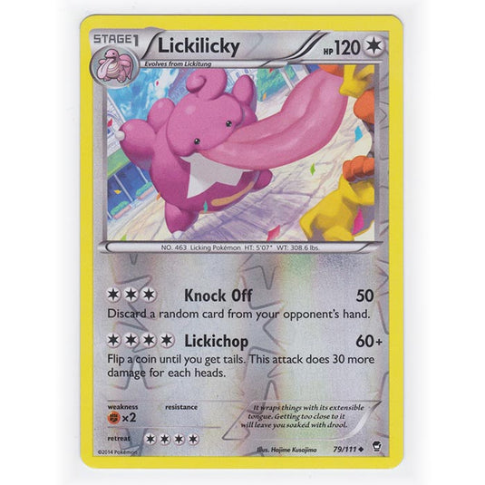 Pokemon - XY Furious Fists - (Reverse Holo) - Lickilicky - 79/111