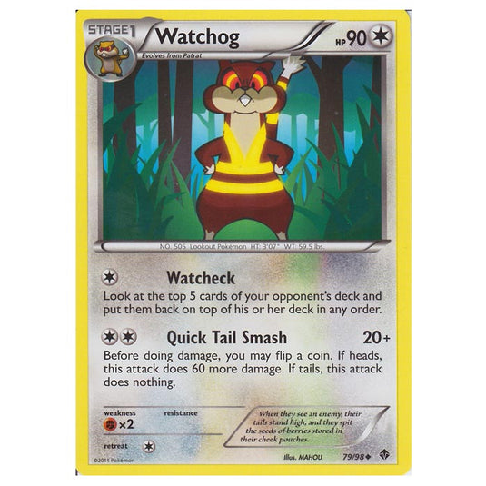 Pokemon - Black & White - Emerging Powers - Watchog 79/98