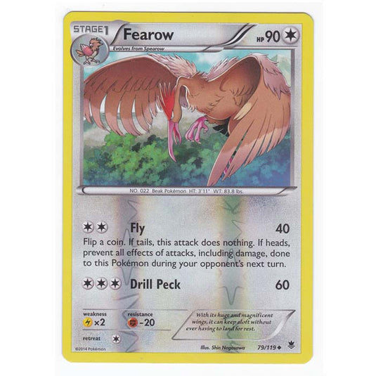 Pokemon - XY Phantom Forces - (Reverse Holo) - Fearow - 79/119