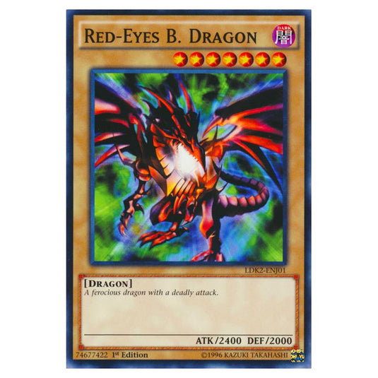 Yu-Gi-Oh! - Legendary Decks II - Red-Eyes Black Dragon (Common) LDK2-ENJ01