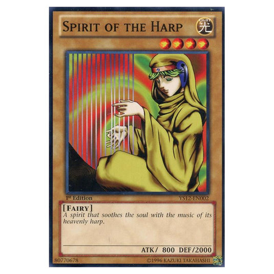 Yu-Gi-Oh! - Starter Deck - Xyz Symphony - Spirit of the Harp (Common) YS12-EN002