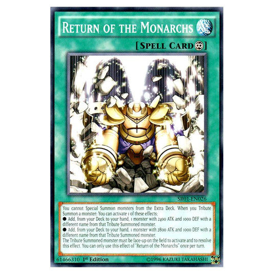 Yu-Gi-Oh! - Emperor of Darkness Structure Deck - Return of the Monarchs (Common) SR01-EN026