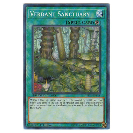 Yu-Gi-Oh! - Speed Duel Starter Decks - Ultimate Predators - Verdant Sanctuary (Common) SS03-ENB18