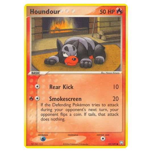 Pokemon - EX Team Rocket Returns - Houndour - 059/109