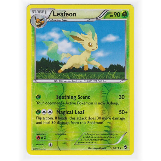 Pokemon - XY Furious Fists - (Reverse Holo) - Leafeon - 7/111