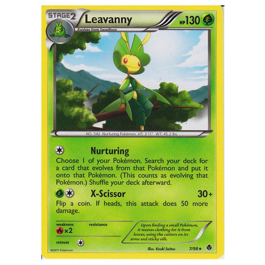 Pokemon - Black & White - Emerging Powers - Leavanny 7/98