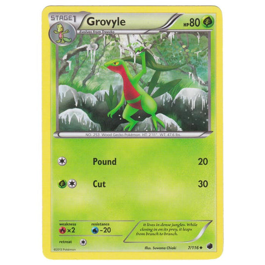 Pokemon - Black & White - Plasma Freeze - Grovyle - 007/116