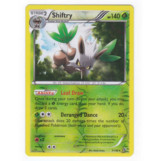 Pokemon - XY - Flashfire - (Reverse Holo) Shiftry - 7/106