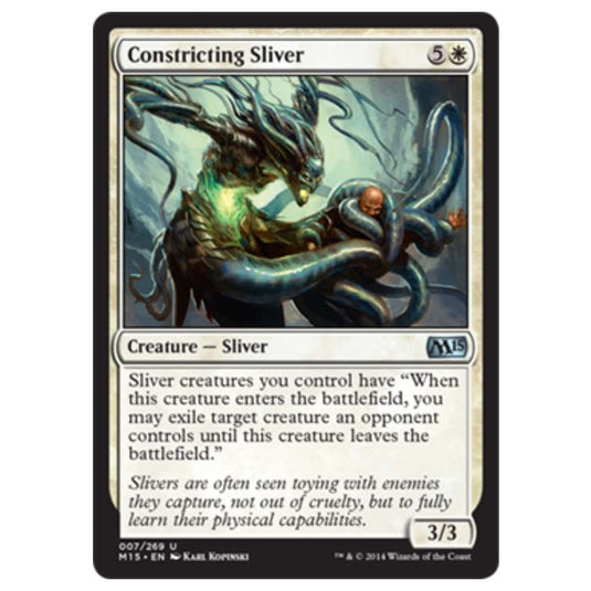 Magic the Gathering - M15 Core Set - Constricting Sliver - 7/269