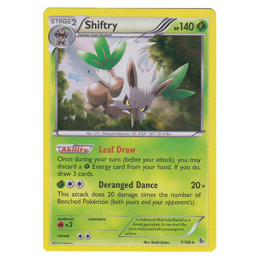 Pokemon - XY - Flashfire - Shiftry - 7/106