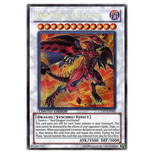 Yu-Gi-Oh! - Collectible Tins 2010 Wave 2 - Red Nova Dragon (Secret Rare) CT07-EN005