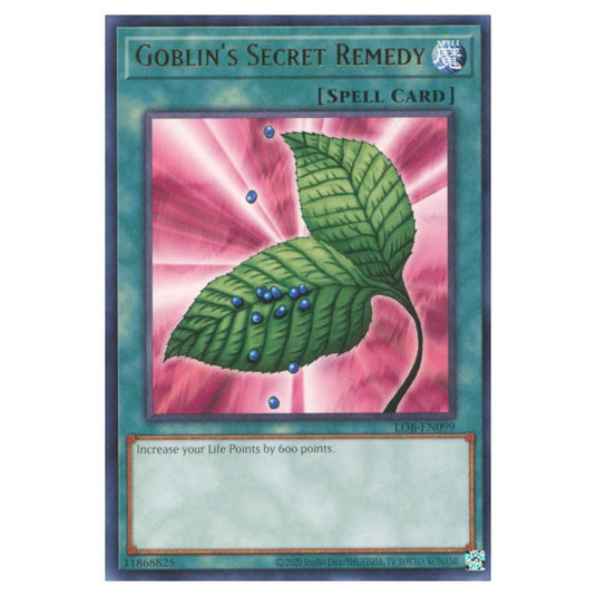 Yu-Gi-Oh! - Legend of Blue Eyes White Dragon (25th Anniversary Edition) - Goblin's Secret Remedy (Rare) - LOB25-EN099