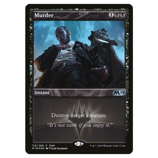 Magic The Gathering - Core Set 2019 Promos - Murder - 110 (Foil)