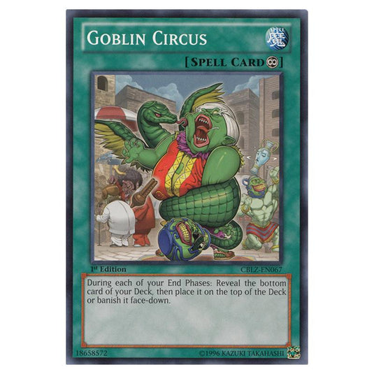 Yu-Gi-Oh! - Cosmo Blazer - Goblin Circus (Short Print) CBLZ-EN067