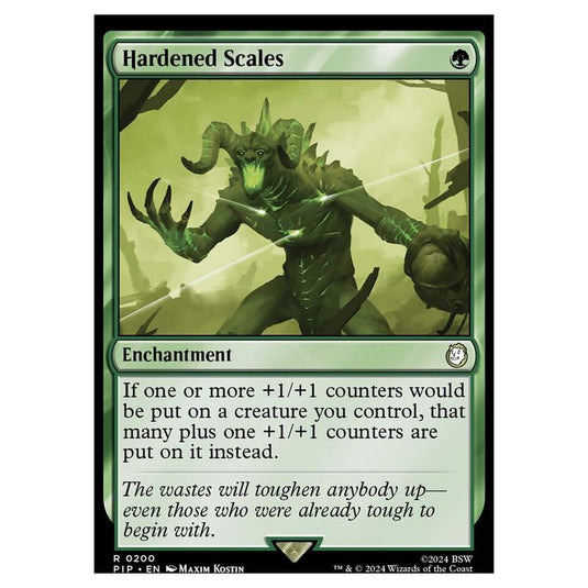 Magic The Gathering - Universes Beyond - Fallout - Hardened Scales - 0200