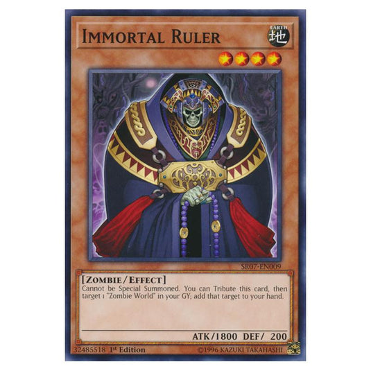 Yu-Gi-Oh! - Structure Deck - Zombie Horde - Immortal Ruler (Common) SR07-EN009