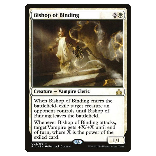 Magic The Gathering - Rivals Of Ixalan - Bishop Of Binding - 2/196 (Foil)