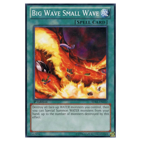 Yu-Gi-Oh! - Realm of the Sea Emperor Structure Deck - Big Wave Small Wave (Common) SDRE-EN032