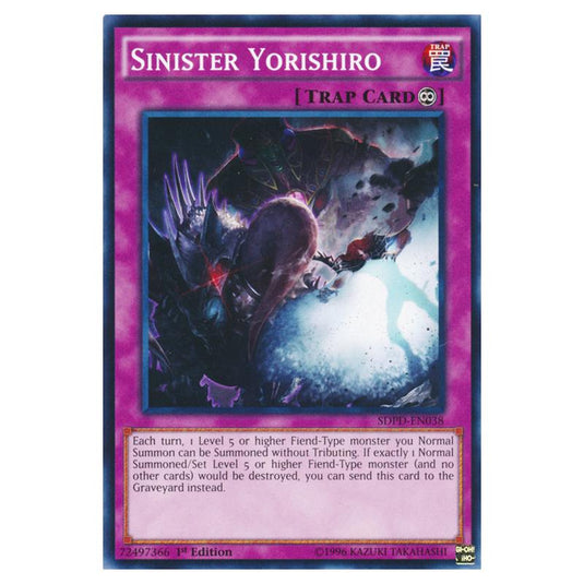 Yu-Gi-Oh! - Pendulum Domination Structure Deck - Sinister Yorishiro (Common) SDPD-EN038