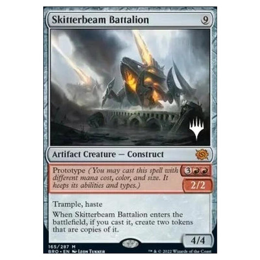 Magic The Gathering - The Brothers' War Promos - Skitterbeam Battalion - 165/287