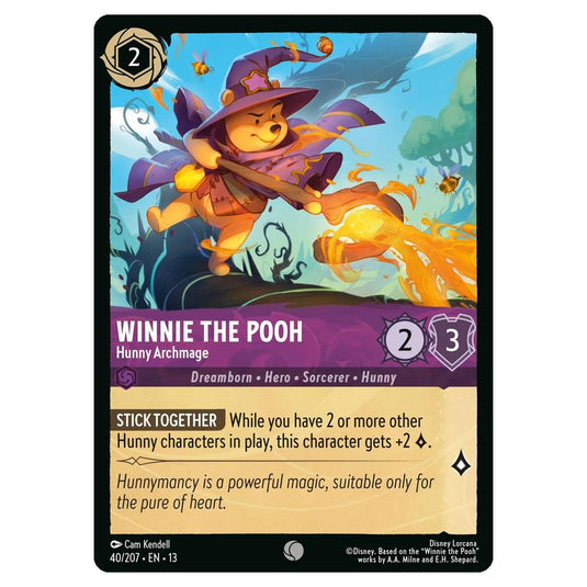 Lorcana - Attack of the Vine - Winnie the Pooh - Hunny Archmage (Common) - 40/207