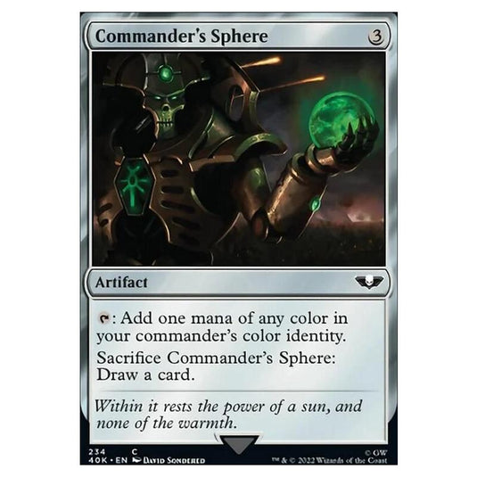 Magic The Gathering - Universes Beyond - Warhammer 40k - Commander's Sphere - 234/168