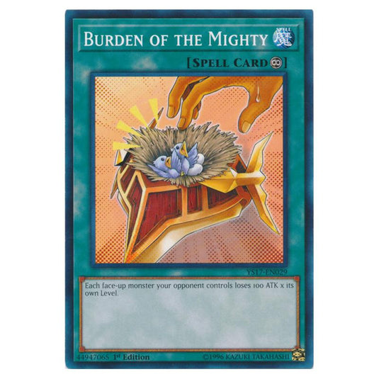 Yu-Gi-Oh! - Starter Deck - Link Strike - Burden of the Mighty (Common) YS17-EN029