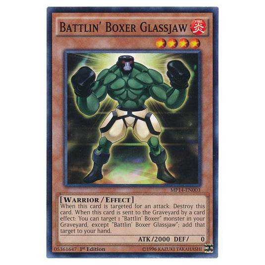 Yu-Gi-Oh! - 2014 Mega-Tin Mega Pack - Battlin' Boxer Glassjaw (Common) MP14-EN003