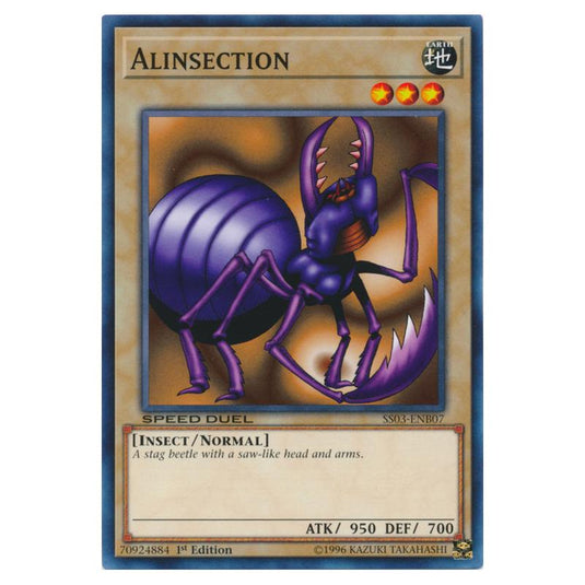 Yu-Gi-Oh! - Speed Duel Starter Decks - Ultimate Predators - Alinsection (Common) SS03-ENB07