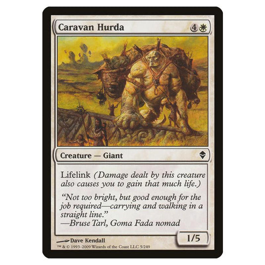 Magic The Gathering - Zendikar - Caravan Hurda - 5/249