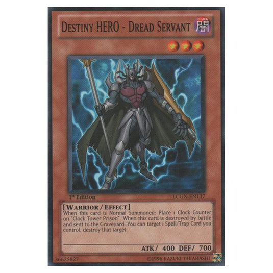 Yu-Gi-Oh! - Legendary Collection 2 - The Duel Academy Years Mega Pack - Destiny HERO - Dread Servant (Common) LCGX-EN137