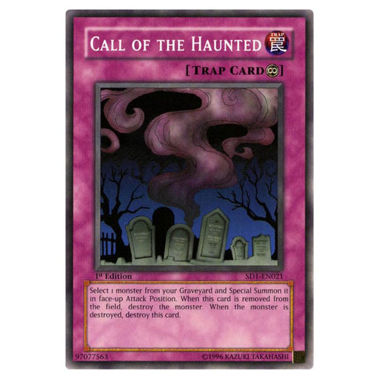 Yu-Gi-Oh! - Structure Deck - Dragon\\'s Roar - Call of the Haunted (Common) SD1-EN021