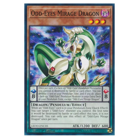 Yu-Gi-Oh! - Legendary Dragon Decks - Odd-Eyes Mirage Dragon (Common) LEDD-ENC05