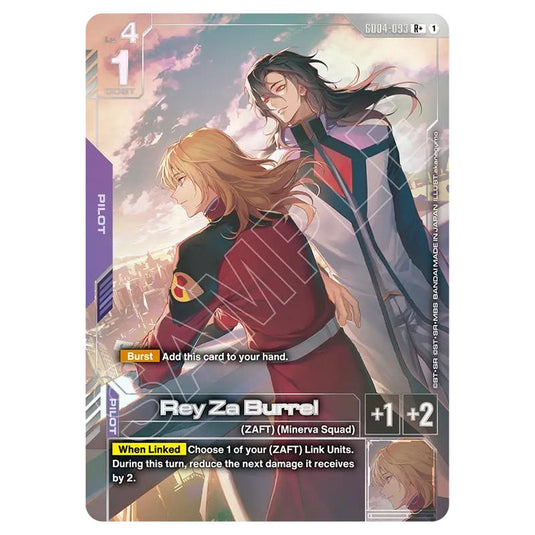 Gundam Card Game - GD-04: Phantom Aria - Rey Za Burrel (R+) - GD04-093
