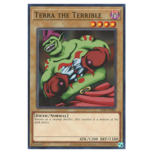 Yu-Gi-Oh! - Legend of Blue Eyes White Dragon (25th Anniversary Edition) - Terra the Terrible (Common) - LOB25-EN080