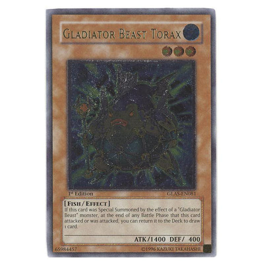 Yu-Gi-Oh! - Gladiator\'s Assault - Gladiator Beast Torax (Ultimate Rare) GLAS-EN081