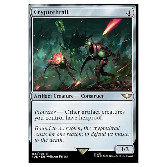 Magic The Gathering - Universes Beyond - Warhammer 40k - Cryptothrall - 155/168