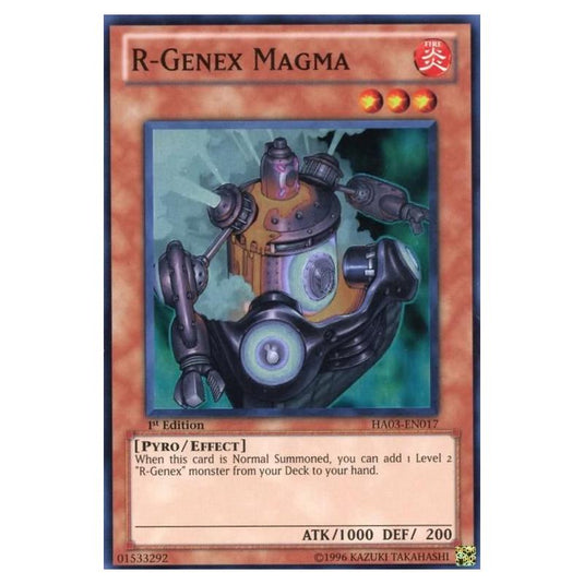 Yu-Gi-Oh! - Hidden Arsenal 3 - R-Genex Magma (Super Rare) HA03-EN017