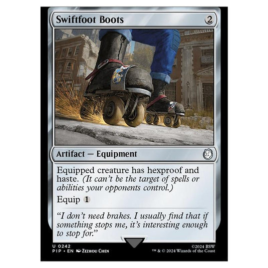 Magic The Gathering - Universes Beyond - Fallout - Swiftfoot Boots - 0242