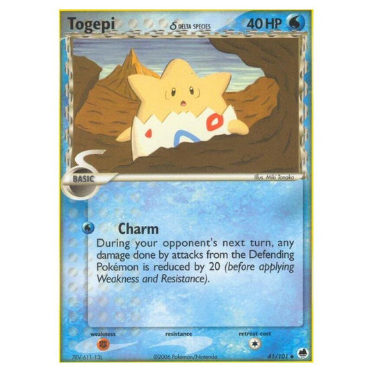 Pokemon - EX Dragon Frontiers - Togepi δ Delta Species - 041