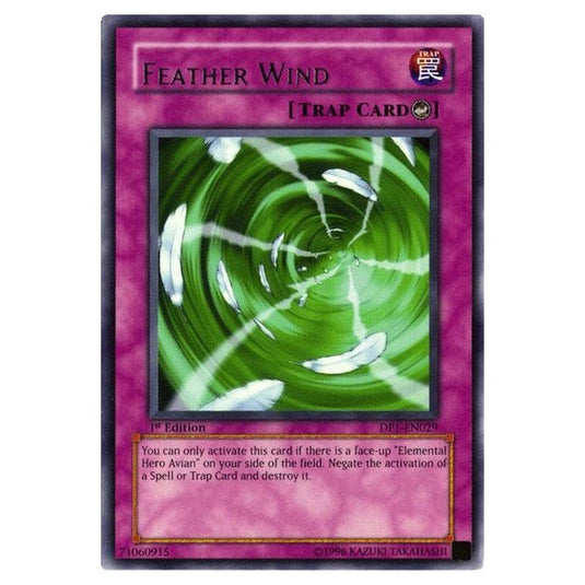 Yu-Gi-Oh! - Duelist Pack - Jaden Yuki - Feather Wind (Rare) DP1-EN029