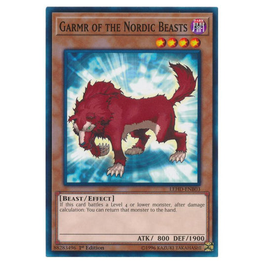 Yu-Gi-Oh! - Legendary Hero Decks - Garmr of the Nordic Beasts (Common) LEHD-ENB03