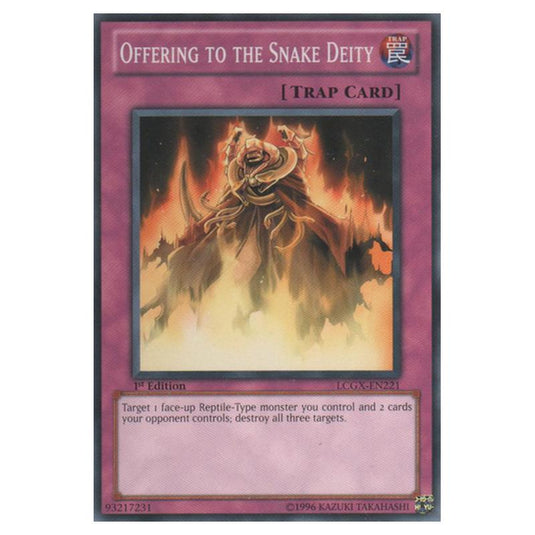 Yu-Gi-Oh! - Legendary Collection 2 - The Duel Academy Years Mega Pack - Offering to the Snake Deity (Common) LCGX-EN221