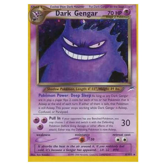 Pokemon - Neo Destiny - Dark Gengar - 006/105
