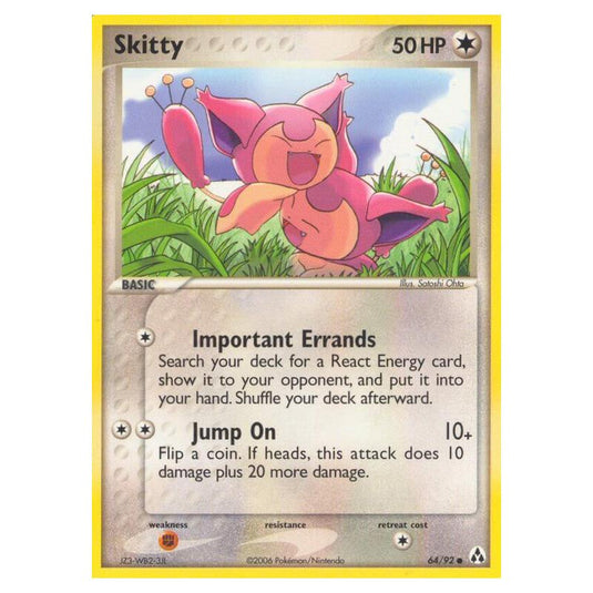 Pokemon - EX Legend Maker - Skitty - 64/92