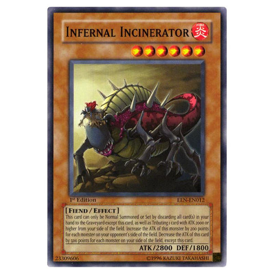 Yu-Gi-Oh! - Elemental Energy - Infernal Incinerator (Common) EEN-EN012