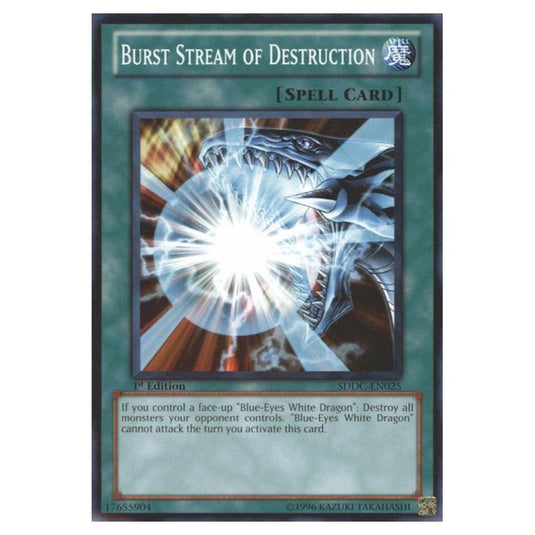 Yu-Gi-Oh! - Dragons Collide Structure Deck - Burst Stream of Destruction (Common) SDDC-EN025