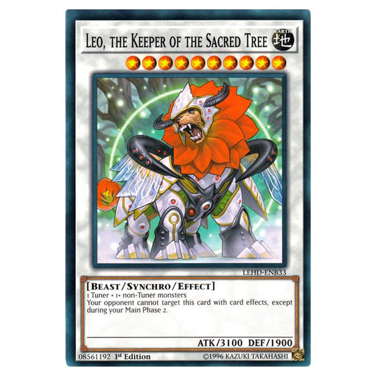 Yu-Gi-Oh! - Legendary Hero Decks - Leo, the Keeper of the Sacred Tree (Common) LEHD-ENB33