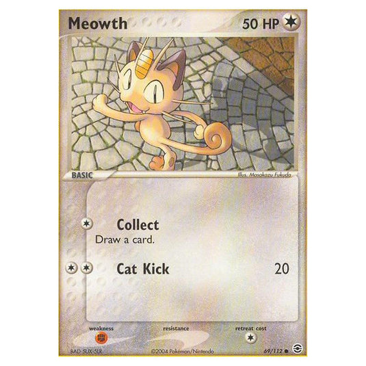 Pokemon - EX Series - FireRed & LeafGreen - Meowth - 69/112