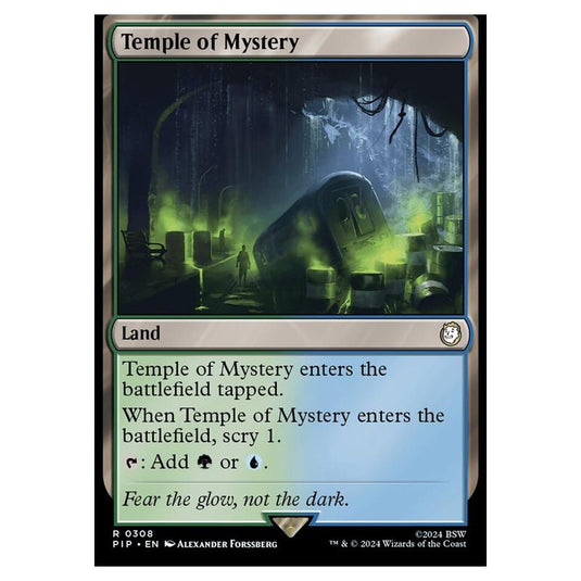 Magic The Gathering - Universes Beyond - Fallout - Temple of Mystery - 0308